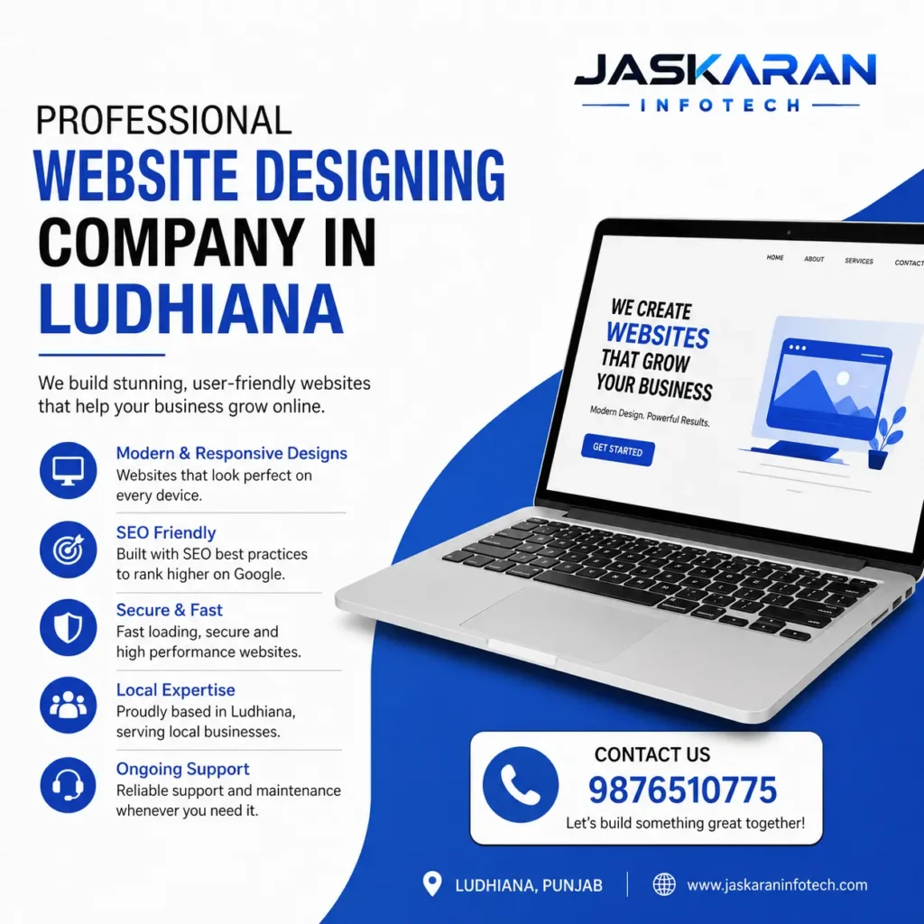 Jaskaran Infotech - Professional Website Designing and Web Development Company in Ludhiana, Punjab